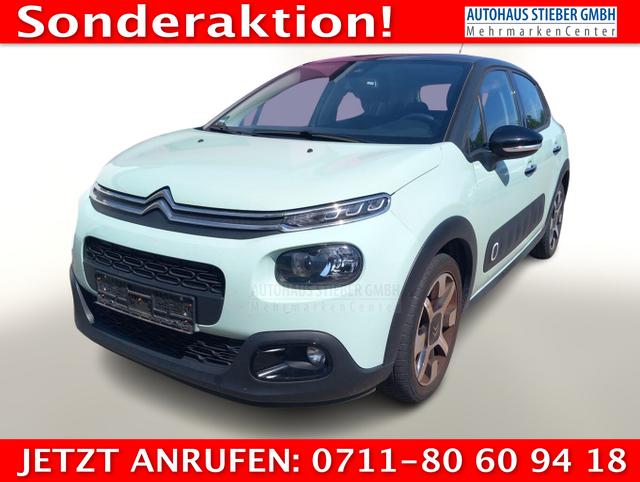 Citroën C3 - SHINE 1.2 PT 110 Aut. Nav 17Z KeyLess Kam PDC