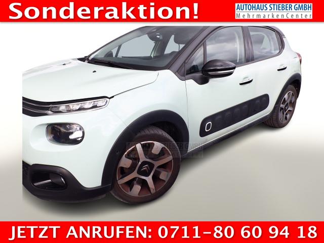 Citroën C3 - SHINE 1.2 PT 110 Aut. Nav 17Z KeyLess Kam PDC