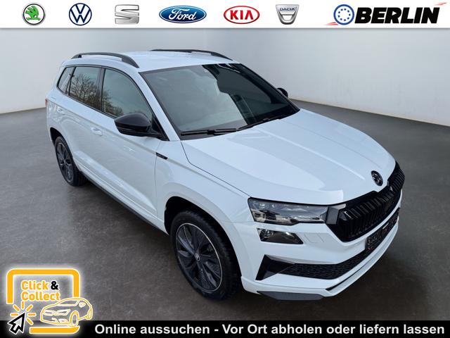 Skoda Karoq - 1,5 TSI DSG Sportline 2ZKli AHK ACC Canton PDC Kam 19Zo 5JG
