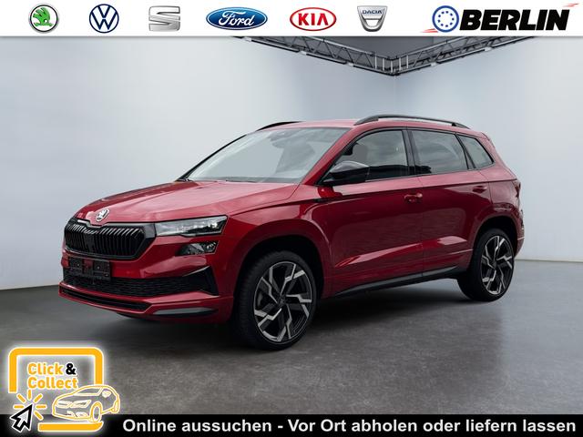 Skoda Karoq - 1,5 TSI DSG Sportline 2ZKli AHK ACC Canton PDC Kam 19Zo 5JG