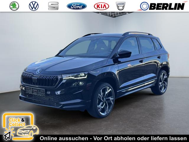 Skoda Karoq - 1,5 TSI DSG Sportline 2ZKli AHK ACC Canton PDC Kam 19Zo 5JG