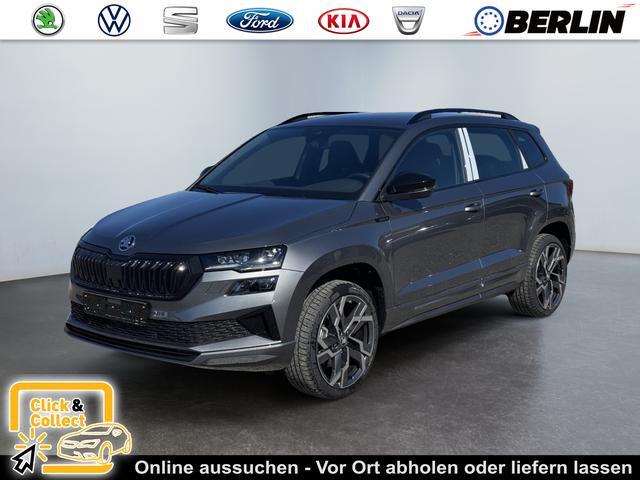 &Scaron;KODA Karoq - Sportline 1,5 TSI DSG 2ZKlimaautomatik Canton Anh&auml;ngerkupplung Totewinkel Assistent 2 x Einparkhilfe Kamera 19 Zoll Felgen adaptiver Tempomat 5J Garantie