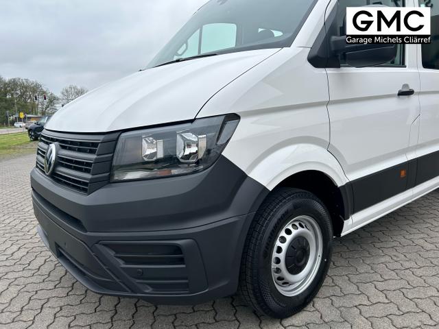 Volkswagen / Crafter Pritsche DoKa / Weiß / / / 35 2.0 TDI MR DSG / 5 J. Garantie