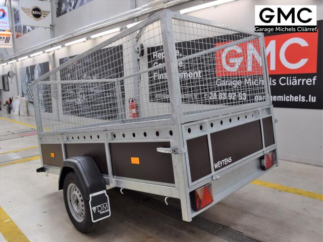 VDM XL EA Plywood 750 kg / Mesures int. 258x150x40cm 750kg inclinable 