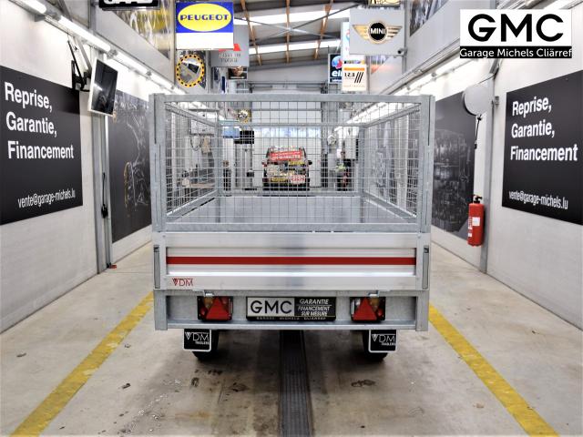 VDM BBWO DA ALU 750 kg / Mesures int. 260x150x40cm 750kg non inclinable 