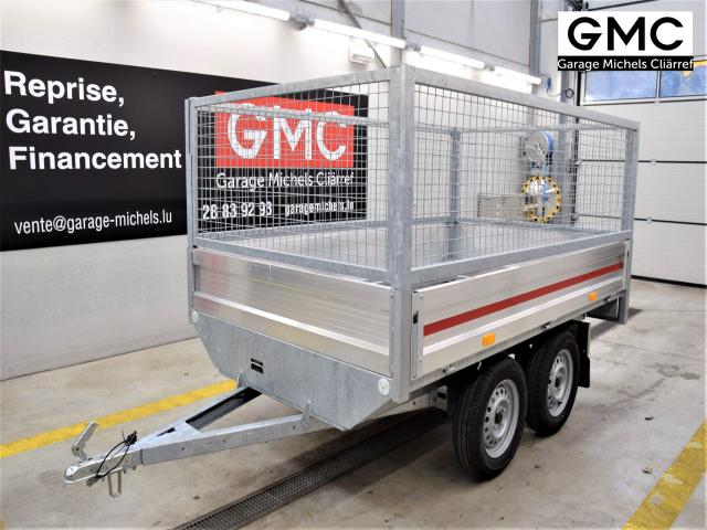 VDM BBWO DA ALU 750 kg / Mesures int. 260x150x40cm 750kg non inclinable 