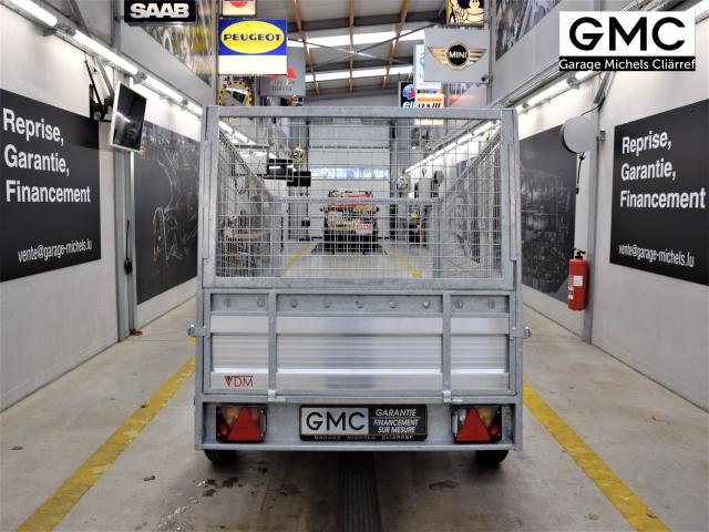 VDM EA ALU 750 kg / Mesures int. 220x130x40cm 750kg non inclinable 