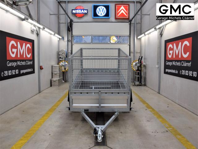 VDM EA ALU 750 kg / Mesures int. 220x130x40cm 750kg non inclinable 