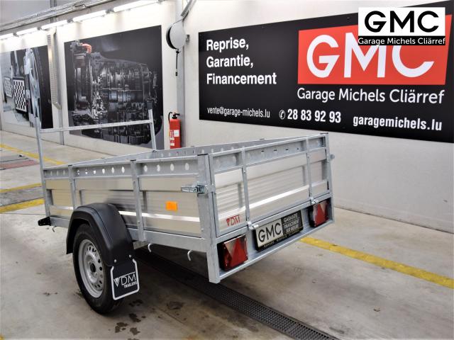 VDM EA ALU 750 kg / Mesures int. 220x130x40cm 750kg non inclinable 