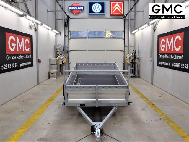 VDM EA ALU 750 kg / Mesures int. 220x130x40cm 750kg non inclinable 
