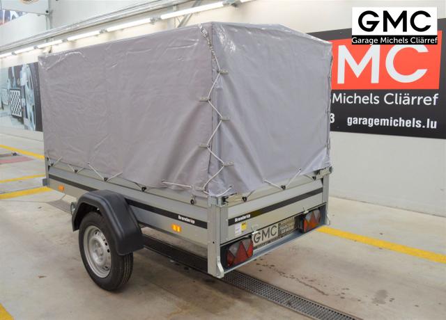 Brenderup Modell 1205 S / 750 kg + Zubehör mit Kippfunktion , Stützrad, Hochplane Gestell 