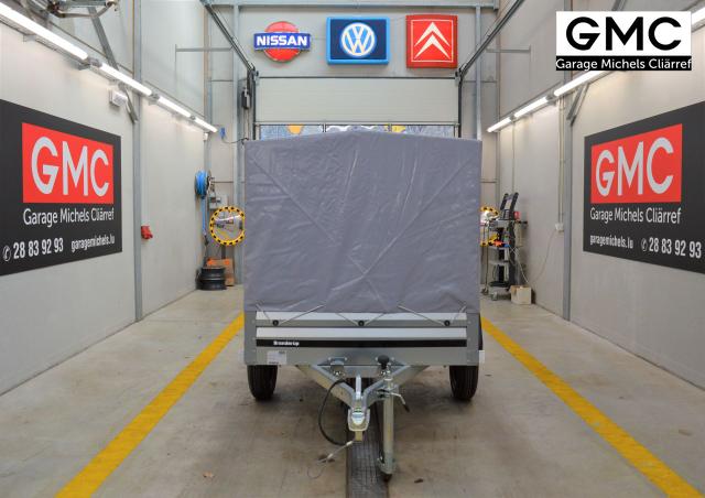 Brenderup Modell 1205 S / 750 kg + Zubehör mit Kippfunktion , Stützrad, Hochplane Gestell 