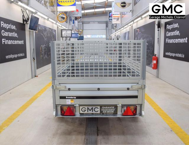 Brenderup Modell 1205 S / 750 kg + Zubehör mit Kippfunktion Stützrad Laubgitter 