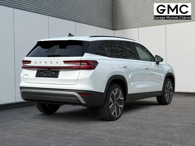 Skoda / Kodiaq / Wei&szlig; / / / LEDER+AHK+PANO+MATRIX+360 KAM+eHK+20 LM, Beispielbilder, ggf. teilweise mit Sonderausstattung