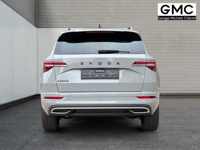 Skoda / Karoq / Grau / / / 1.5 TSI-DSG Sportline NAVI+360&deg;Kamera+ACC+KESSY+18'LM