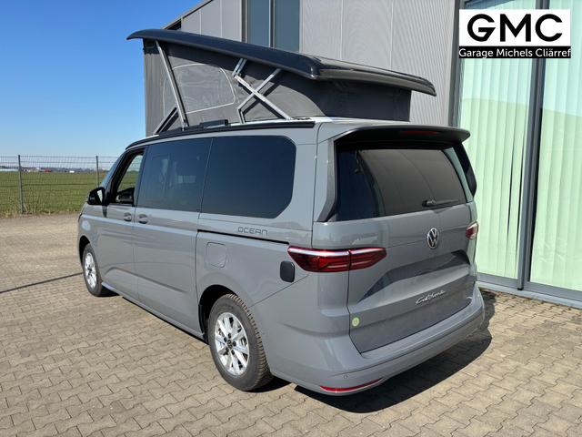 Volkswagen T7 California Ocean 2.0 TDI 150PS DSG, 16" Alu, ELEKTRISCHES Aufstelldach, Privacy-Glas, Climatronic, KÜCHE, Standheizung + FB, Sitzheizung, Park Assist, Parksensoren v/h, Kamera, IQ Light LED-MATRIX, Markise, Side ACC, Ganzjahresreifen, Radio 10" App-Connect 