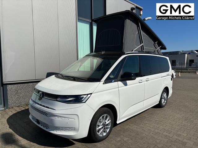 Volkswagen T7 California Ocean 2.0 TDI 150PS DSG, 16" Alu, ELEKTRISCHES Aufstelldach, Privacy-Glas, Climatronic, KÜCHE, Standheizung + FB, Sitzheizung, Park Assist, Parksensoren v/h, Kamera, IQ Light LED-MATRIX, Markise, Side ACC, Ganzjahresreifen, Radio 10" App-Connect 