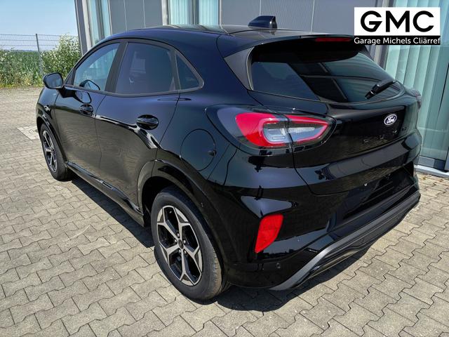 Ford Puma ST-Line 1.0 125PS AUTOMATIK, SCHWARZ-METALLIC, 5 Jahre Garantie, Winterpaket: Sitzheizung, Beheizte Frontscheibe, 17" Alufelgen, Klimaautomatik, NAVIGATION 12", Parksensoren hinten, R&uuml;ckfahrkamera, Voll-LED-Scheinwerfer, Tempomat 