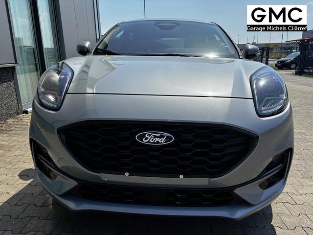 Ford Puma ST-Line 1.0 EcoBoost 125PS AUTOMATIK, SOLAR-SILVER Metallic, RESERVERAD, 17" Alu, NAVIGATION, Klimaautomatik, Privacy-Glas, Parksensoren hinten, Rückfahrkamera, Tempomat, Sportfahrwerk 