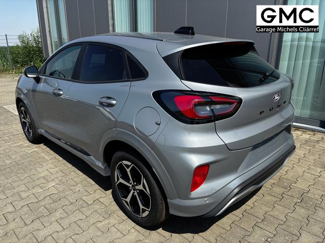 Ford Puma ST-Line 1.0 EcoBoost 125PS AUTOMATIK, SOLAR-SILVER Metallic, RESERVERAD, 17" Alu, NAVIGATION, Klimaautomatik, Privacy-Glas, Parksensoren hinten, Rückfahrkamera, Tempomat, Sportfahrwerk 