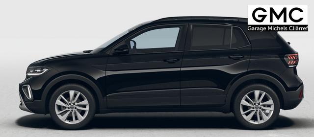 Volkswagen T-Cross LIFE 1.0 TSI 115PS DSG/AUTOMATIK, Deep-Black-Metallic, Parksensoren v/h, Rückfahrkamera, Privacy-Glas, Sitzheizung, Climatronic, IQ LIGHT MATRIX-LED, Radio Ready2Discover+App-Connect, 17" Alu, KEYLESS, Lendenwirbelstütze, M-Lederlenkrad, Digital Cockpit Pro 