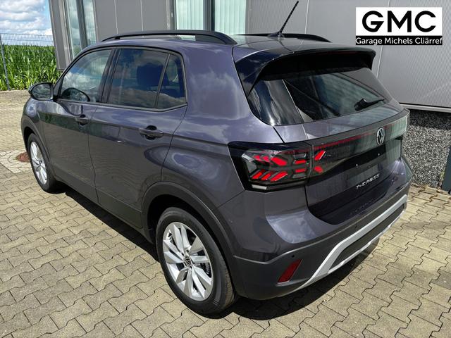 Volkswagen T-Cross LIFE 1.5 TSI 150PS DSG/AUTOMATIK, Rauch-Grau-Metallic, Parksensoren hinten, Rückfahrkamera, Privacy-Glas, Sitzheizung, Climatronic, IQ LIGHT MATRIX-LED, Radio Ready2Discover+App-Connect, 17" Alu, KEYLESS, Lendenwirbelstützen vorn, M-Lederlenkrad, Dachreling 