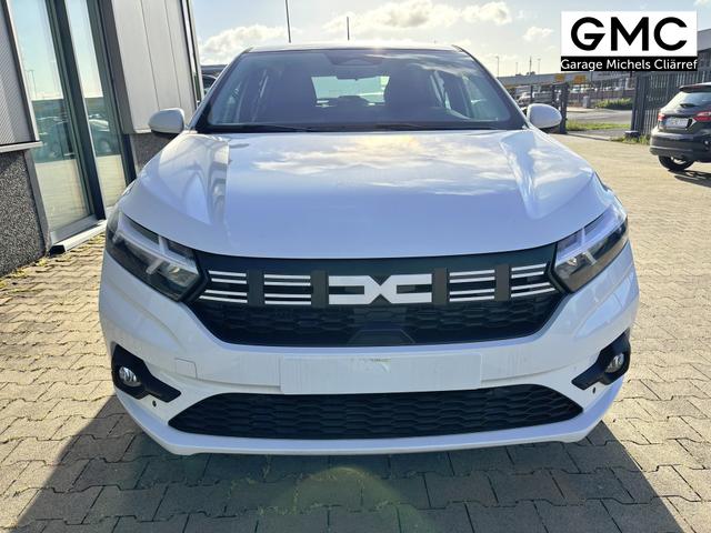 Dacia Sandero Expression 1.0 ECO-G 100 BENZIN/LPG-GASANLAGE, Weiß, Klimaanlage, NAVIGATIONSSYSTEM 8", Parksensoren VORNE + HINTEN, RÜCKFAHRKAMERA, TOTER-WINKEL-WARNER, Nebelscheinwerfer, Tempomat, Lederlenkrad, Armlehne, Spiegel elektr. einstell-/beheizbar, ZV mit Fernbedienung 