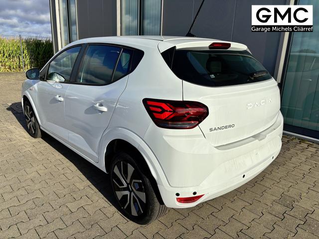 Dacia Sandero Expression 1.0 ECO-G 100 BENZIN/LPG-GASANLAGE, Weiß, Klimaanlage, NAVIGATIONSSYSTEM 8", Parksensoren VORNE + HINTEN, RÜCKFAHRKAMERA, TOTER-WINKEL-WARNER, Nebelscheinwerfer, Tempomat, Lederlenkrad, Armlehne, Spiegel elektr. einstell-/beheizbar, ZV mit Fernbedienung 