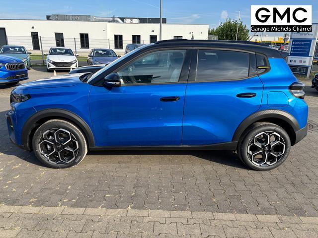 Citroën C3 NEUES MODELL "MAX" Turbo 100PS, Blau-Metallic, Winterpaket, 17" Alufelgen, Parksensoren hinten, Rückfahrkamera, Klimautomatik, Privacy-Glas, Dachreling, Navigation, Head-up-Display, Außenspiegel elektr. einstell-/beheiz-/anklappbar, ZV mit Fernbedienung 