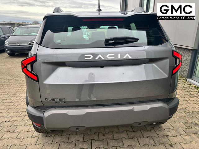 Dacia Duster Expression 1.6 HYBRID 140 AUTOMATIK (Benzin/Elektro), 17" Alufelgen "TERGAN", Klimaanlage, R&uuml;ckfahrkamera, Parksensoren hinten, LED-Scheinwerfer, Radio Media 10" + Smartphone-Spiegelung, Armlehne, Dachreling, Tempomat, Verkehrszeichenerkennung, Spurassistent 