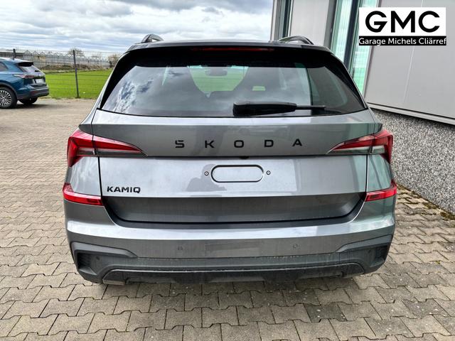 Skoda Kamiq Monte Carlo 1.0 TSI 115PS DSG, GRAU-MET/Dach schwarz, 18" ALU, AHK-VORBEREITUNG, Panoramadach, Matrix-LED, Parksensoren v/h, Kamera, Tempomat, Virtual Cockpit (8"!!), Kessy, Winter-Paket, Climatronic, Radio 8", SmartLink, NSW, Sport-M-Lederlenkrad beheizt, Dachreling 