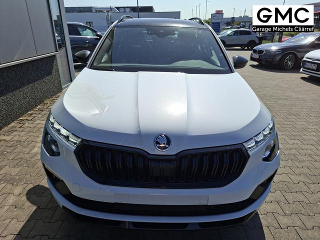 Skoda Kamiq Monte Carlo 1.5 TSI 150PS DSG (AUTOMATIK), MOON-WHITE PERLEFFEKT, PANORAMDACH, MATRIX-LED, SITZHEIZUNG, Sport-M-Lederlenkrad beheizt, SunSet, 2Z-Climatronic, Parksensoren vorn/hinten, R&uuml;ckfahrkamera, Kessy, Radio 8,25"+SmartLink, Virtual Cockpit, 17" Alu, Tempomat 