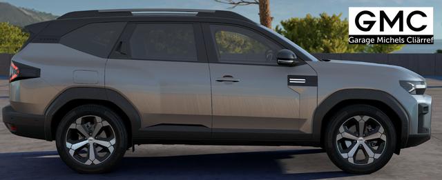 Dacia Bigster Journey FULL-HYBRID 155 (Benzin+Elektro), GRAU-METALLIC/DACH SCHWARZ, BEHEIZTE FRONTSCHEIBE, SITZHEIZUNG, LENRADKRADHEIZUNG, TOTER-WINKEL-ASSISTENT, PARKSENSOREN VORN/HINTEN, MULTIVIEW-KAMERA, 18" ALUFELGEN, PRIVACY-GLAS, NAVIGATION, ELEKTR. HECKKLAPPE, ACC 