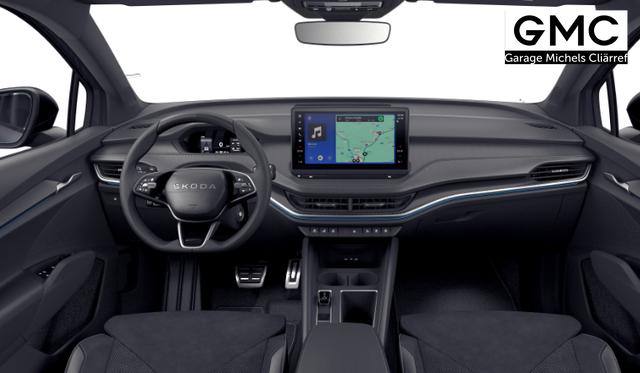 Skoda Elroq SPORTLINE 60 204PS, GRAPHITE-GRAU METALLIC, ELEKTR. HECKKLAPPE, MATRIX-LED, BEH. FRONTSCHEIBE, SITZHEIZUNG V/H, 3Z-CLIMATRONIC, KESSY+ALARM, 20" ALU, SEITENAIRBAGS HINTEN, PARKSENSOREN R&Uuml;CKFAHRKAMERA, NAVIGATION, SUNSET, TRAVEL ASSIST 