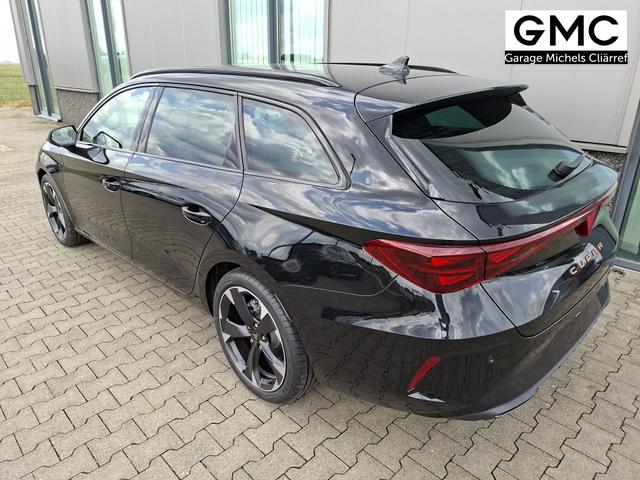 Cupra Leon Sportstourer Basis 1.5 eTSI 150PS DSG (AUTOMATIK), SCHWARZ, ANH&Auml;NGERKUPPLUNG, ELEKTR. HECKKLAPPE, KESSY, ALARM, R&Uuml;CKFAHRKAMERA, 18" Alu, Sitzheizung, M-Lederlenkrad beheizt, Parksensoren vorne und hinten, Adaptiver Tempomat, 3-Zonen-Climatronic, Radio 12,9" + Full Link 