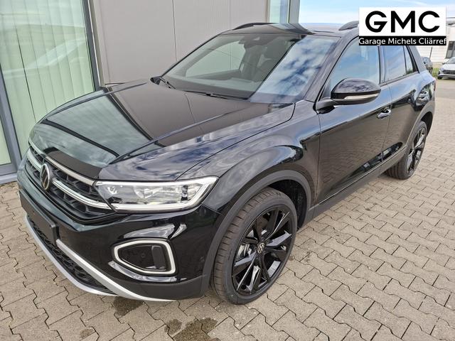 Volkswagen T-Roc Style Modell 2025, 1.5 TSI 150PS DSG, Schwarz-Met, Elektr. Heckklappe, ACC, Virtual Cockpit, Climatronic, ParkAssist, Parksensoren v/h, R&uuml;ckfahrkamera, Sitzheizung, Privacy-Glas, M-Lederlenkrad beheizt, 19" ALU "Misano" schwarz, IQ LIGHT MATRIX, Keyless 