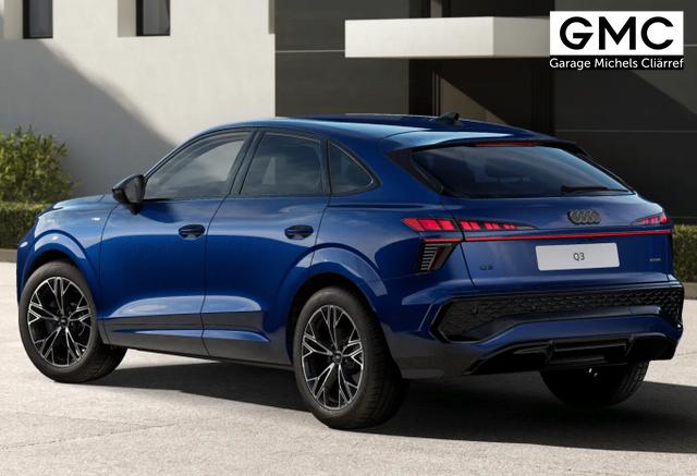 Audi Q3 Sportback S line TFSI 204 2xS Tech+ 19Z eHK Kam 