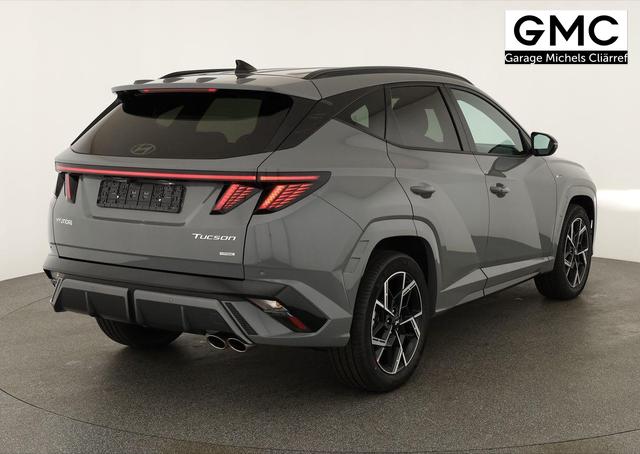 Hyundai TUCSON 1.6 T-GDI DCT 4WD N-LINE, AHK, el. Klappe, Teilleder, Navi, Kamera, ACC 