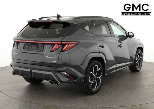 Hyundai TUCSON 1.6 T-GDI DCT 4WD N-LINE, AHK, el. Klappe, Teilleder, Navi, Kamera, ACC 