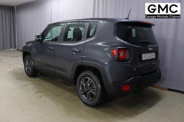 Jeep Renegade 1.5 T4 DCT7 e-Hybrid Longitude 1469 96 kW679 Graphite Grau 015 Stoff Schwarz "5DT Graphite Grau Business-Paket Longitude: Uconnect Smartouch 8.4 mit 8,4""-Touchscreen, Navigationssystem, Bluetooth, AUX-IN-und USB sowie DAB, Apple CarPlay&Android Auto und LIVE Services, Fahrersitz mit elektr. Lordosenstütze 2-fach verstellbar"