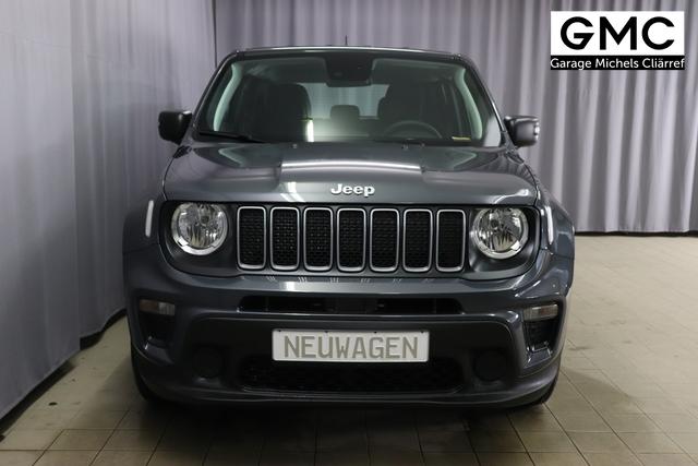 Jeep Renegade 1.5 T4 DCT7 e-Hybrid Longitude 1469 96 kW679 Graphite Grau 015 Stoff Schwarz "5DT Graphite Grau Business-Paket Longitude: Uconnect Smartouch 8.4 mit 8,4""-Touchscreen, Navigationssystem, Bluetooth, AUX-IN-und USB sowie DAB, Apple CarPlay&Android Auto und LIVE Services, Fahrersitz mit elektr. Lordosenstütze 2-fach verstellbar"