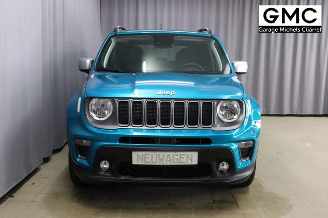 Jeep Renegade 1.0 T3 GSE Limited 999 88 kW470 Bikini Metallic 020 Stoff schwarz "2T2 Funktions-Paket CommandView® Panorama-Glasschiebedach 2Y7 Business-Paket 7KS Winter-Paket 61Q Bikini Metallic", Beispielbilder, ggf. teilweise mit Sonderausstattung