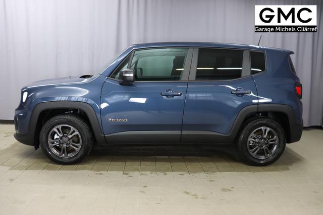 Jeep Renegade 1.6 Multijet 16V Longitude Diesel 1598 96 kW435 Blue Shade 015 Stoff schwarz "8F6 Reifen-Reparatur-Set (Kit Fix&Go) Business-Paket Longitude 070 Stark abgedunkelte Heckscheibe und Seitenscheiben hinten Blue Shade", Beispielbilder, ggf. teilweise mit Sonderausstattung