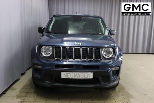 Jeep Renegade 1.6 Multijet 16V Longitude Diesel 1598 96 kW435 Blue Shade 015 Stoff schwarz "8F6 Reifen-Reparatur-Set (Kit Fix&Go) Business-Paket Longitude 070 Stark abgedunkelte Heckscheibe und Seitenscheiben hinten Blue Shade", Beispielbilder, ggf. teilweise mit Sonderausstattung