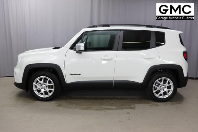 Jeep Renegade 1.5 T4 DCT7 e-Hybrid Limited 1469 96 kW296 Alpine White 020 Stoff Schwarz "7KS Winter-Paket 070 Seitenscheiben hinten und Heckscheibe verdunkelt 5CA Alpine White"