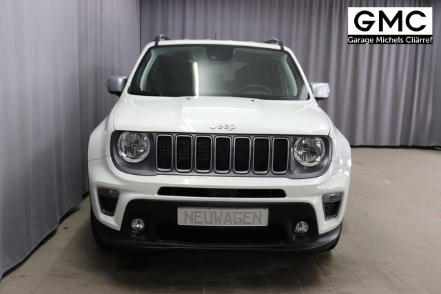 Jeep Renegade 1.5 T4 DCT7 e-Hybrid Limited 1469 96 kW296 Alpine White 020 Stoff Schwarz "7KS Winter-Paket 070 Seitenscheiben hinten und Heckscheibe verdunkelt 5CA Alpine White"
