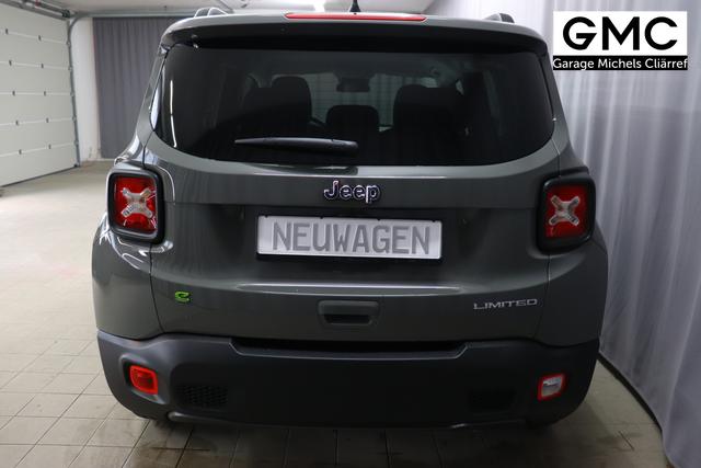 Jeep Renegade 1.5 T4 DCT7 e-Hybrid Limited 1469 96 kW503 Sting Grey 020 Stoff Schwarz "7KS Winter-Paket 070 Seitenscheiben hinten und Heckscheibe verdunkelt 8CZ Sting Grey"