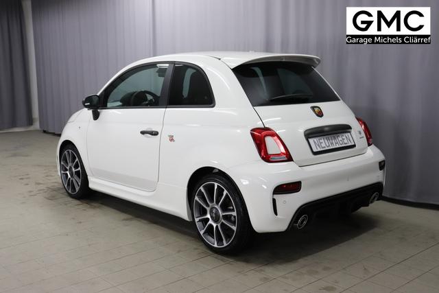 595 & 695 MY23 595 1.4 T-Jet 121 kW (165 PS) MT 268 - Gara Weiß 557 - Integral-Sportsitze Leder Schwarz "3L3 Komfort-Paket: Bi-Xenon Scheinwerfer, Beats® Audio Soundsystem 3L4 Tech-Paket 5CA Gara Weiß 9SV, Gutschrift Mopar BMC Sportluftfilter und Tankdeckel aus Aluminium A67 Linea Turismo"