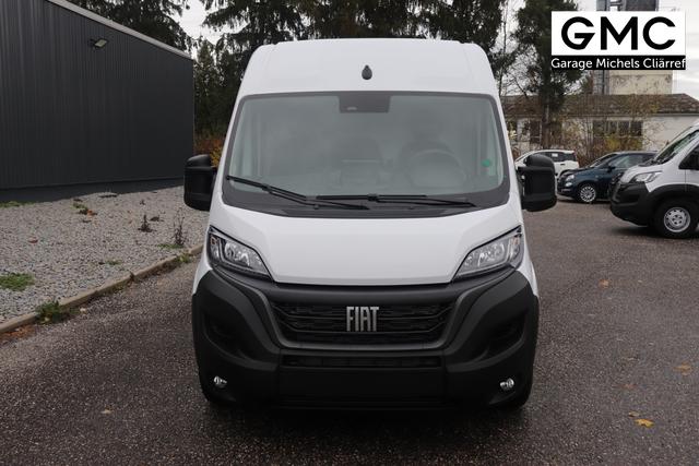 Fiat Professional Ducato series 9 35 L4H2 Kawa verblecht 140 MJT Euro-6D-Final MT 549 - Ducato Wei&szlig; "076 Sitzbezug Schwarz mit Ducato-Logo auf Kopfst&uuml;tze" "502 Beifahrerairbag f&uuml;r Beifahrerdoppelsitz 5W3 Paket ""Techno Nav"" 5W6 Paket ""Visibility"" 5YJ Paket ""City"" 619 Heckfl&uuml;gelt&uuml;ren 260 Grad &Ouml;ffnung (Bei Auswahl Opt. 619 i.V.m. 519.muss Opt. 029 mitbestellt werd 6JA Starre Anh&auml;ngerkupplung 835 Ablagefach im Dach (Serie bei Maxi 40 + Doka) 92P Kraftstofftank 75 Liter JKU 230-Volt-Steckdose an der Mittelkonsole 077 verst&auml;rkte Federn hinten SERIE"