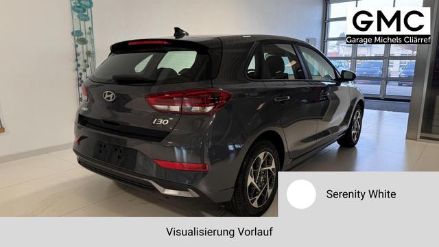 i30 Serenity White Vorlauf, Beispielbilder, ggf. teilweise mit Sonderausstattung